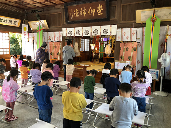 写真：合同七五三参り